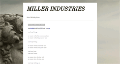 Desktop Screenshot of millerindustries.blogspot.com