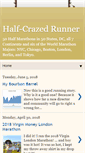 Mobile Screenshot of halfcrazedrunner.blogspot.com
