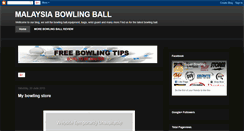 Desktop Screenshot of malaysia-bowling.blogspot.com