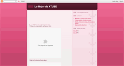 Desktop Screenshot of lomejordextube.blogspot.com