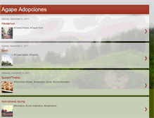 Tablet Screenshot of agape-adopciones.blogspot.com