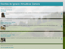 Tablet Screenshot of escritosdeignacioalmudevar.blogspot.com