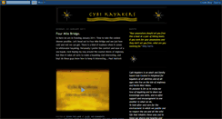 Desktop Screenshot of cybikayakers.blogspot.com