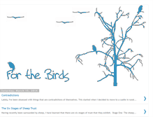 Tablet Screenshot of forthe-birds.blogspot.com