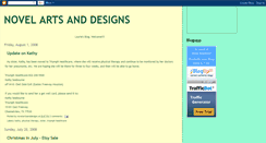 Desktop Screenshot of novelartsanddesigns.blogspot.com