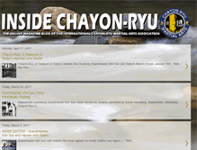 Tablet Screenshot of insidechayon-ryu.blogspot.com