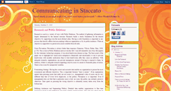 Desktop Screenshot of communicatinginstaccato.blogspot.com