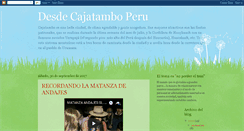 Desktop Screenshot of cajatambo-peru.blogspot.com