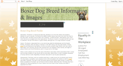 Desktop Screenshot of boxer-breed-dogs.blogspot.com