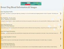 Tablet Screenshot of boxer-breed-dogs.blogspot.com