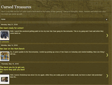 Tablet Screenshot of cursedtreasures.blogspot.com