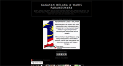 Desktop Screenshot of gagasanmelaka.blogspot.com