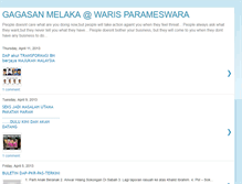 Tablet Screenshot of gagasanmelaka.blogspot.com