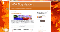 Desktop Screenshot of 1000-blog-headers.blogspot.com