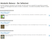 Tablet Screenshot of metabolic-balance-selbsttest.blogspot.com