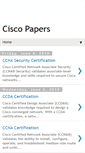 Mobile Screenshot of cisco-papers.blogspot.com