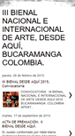 Mobile Screenshot of bienalinternacionaldesdeaqui.blogspot.com