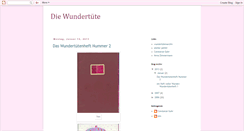 Desktop Screenshot of diewundertuete.blogspot.com