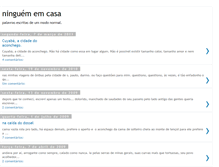 Tablet Screenshot of ninguememcasa.blogspot.com