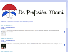 Tablet Screenshot of deprofesionmami.blogspot.com