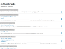 Tablet Screenshot of m2bookmarks.blogspot.com