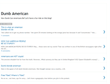 Tablet Screenshot of dumb-american.blogspot.com