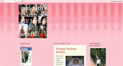 Desktop Screenshot of itsmejuhizan.blogspot.com