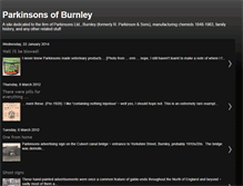 Tablet Screenshot of parkinsons-of-burnley.blogspot.com