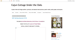 Desktop Screenshot of cajuncottage.blogspot.com