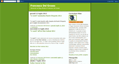 Desktop Screenshot of francescodelgrosso.blogspot.com