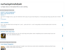 Tablet Screenshot of haziqahzaki.blogspot.com