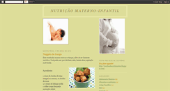 Desktop Screenshot of nutricaomamaebebe.blogspot.com