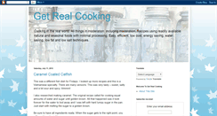 Desktop Screenshot of getrealcooking.blogspot.com