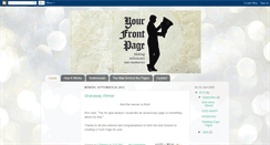 Desktop Screenshot of personalizedfrontpages.blogspot.com