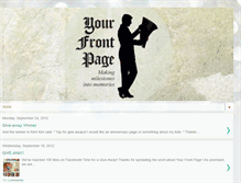 Tablet Screenshot of personalizedfrontpages.blogspot.com