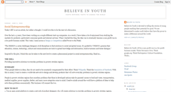 Desktop Screenshot of believeinyouth.blogspot.com