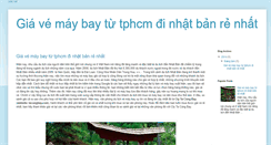 Desktop Screenshot of giavemaybaytutphcmdinhatbanrenhat.blogspot.com