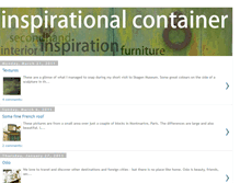 Tablet Screenshot of inspirationalcontainer.blogspot.com