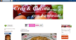 Desktop Screenshot of creacucina.blogspot.com