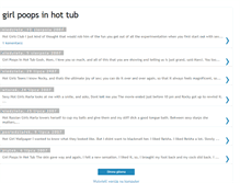 Tablet Screenshot of girl-poops-in-hot-tub.blogspot.com