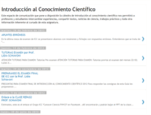 Tablet Screenshot of introduccionalconocimientocientifico.blogspot.com