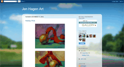 Desktop Screenshot of jenhagen-art.blogspot.com