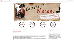 Desktop Screenshot of letterstomason.blogspot.com