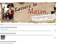 Tablet Screenshot of letterstomason.blogspot.com