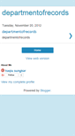 Mobile Screenshot of departmentofrecords.blogspot.com