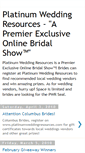 Mobile Screenshot of platinumweddingresources.blogspot.com