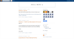 Desktop Screenshot of dellmini9.blogspot.com