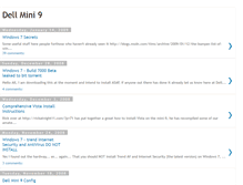 Tablet Screenshot of dellmini9.blogspot.com