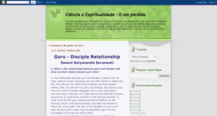 Desktop Screenshot of ciencia-e-espiritualidade.blogspot.com