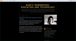 Desktop Screenshot of mindswonderings.blogspot.com